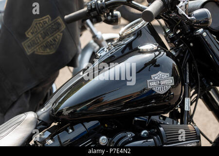 Harley Davidson Motorrad Stockfoto