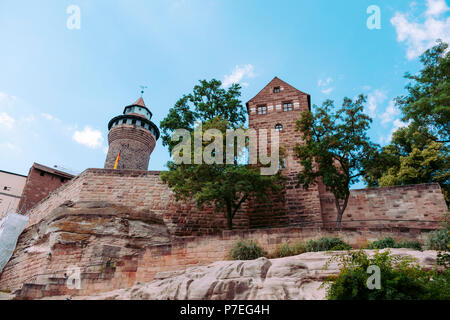 Kaiserburg Nürnberg Stockfoto