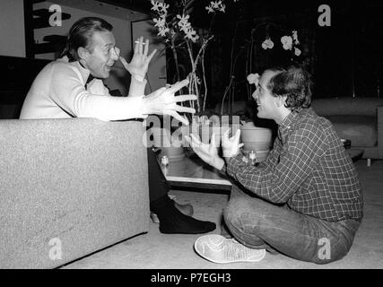 1978 New York City Studio 54 Co - Inhaber Steve Rubell & Halston Credit: Adam Scull - PHOTOlink/MediaPunch Stockfoto