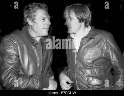 1978 New York City Marcello Mastroianni Gerard Depardieu bei Studio 54 Credit: Adam Scull - PHOTOlink/MediaPunch Stockfoto