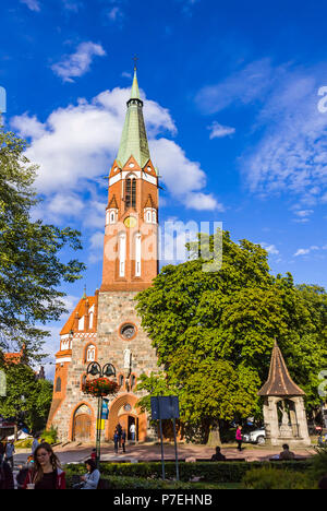 SOPOT, Polen - 31. JULI 2015: St. George's Kirche in Sopot. 1901 im neo-gotischen Stil erbaut. Ist eine der bekanntesten Wahrzeichen bui Stockfoto