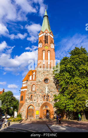 SOPOT, Polen - 31. JULI 2015: St. George's Kirche in Sopot. 1901 im neo-gotischen Stil erbaut. Ist eine der bekanntesten Wahrzeichen bui Stockfoto