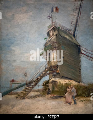 Vincent Van Gogh - Le Moulin de la Galette (1886) Stockfoto