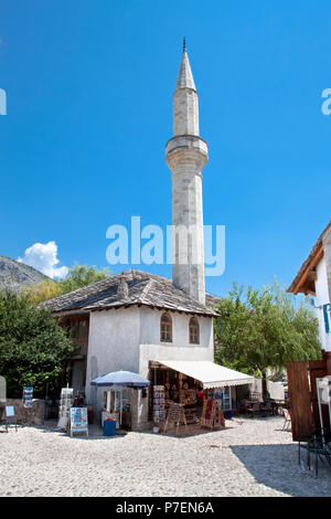 Moschee Mostar, Bosnien und Herzegowina Stockfoto