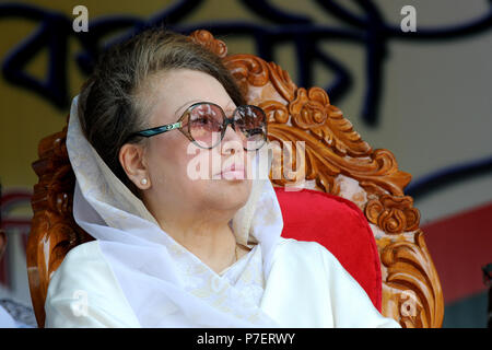 Dhaka, Bangladesch - Juni 09, 2010: Bangladesch ex Premierminister und Bangladesh National Party (BNP) Vorsitzender Begum Khaleda Zia. Sie war die erste Stockfoto