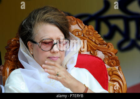 Dhaka, Bangladesch - Juni 09, 2010: Bangladesch ex Premierminister und Bangladesh National Party (BNP) Vorsitzender Begum Khaleda Zia. Sie war die erste Stockfoto