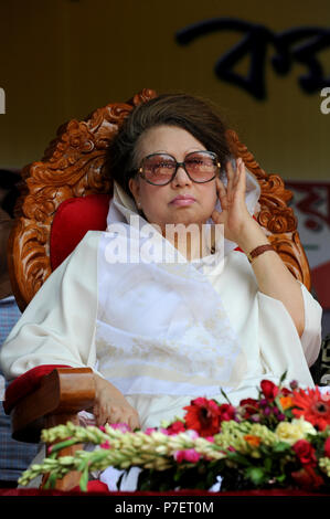 Dhaka, Bangladesch - Juni 09, 2010: Bangladesch ex Premierminister und Bangladesh National Party (BNP) Vorsitzender Begum Khaleda Zia. Sie war die erste Stockfoto