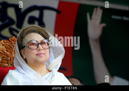 Dhaka, Bangladesch - Juni 09, 2010: Bangladesch ex Premierminister und Bangladesh National Party (BNP) Vorsitzender Begum Khaleda Zia. Sie war die erste Stockfoto