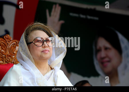 Dhaka, Bangladesch - Juni 09, 2010: Bangladesch ex Premierminister und Bangladesh National Party (BNP) Vorsitzender Begum Khaleda Zia. Sie war die erste Stockfoto