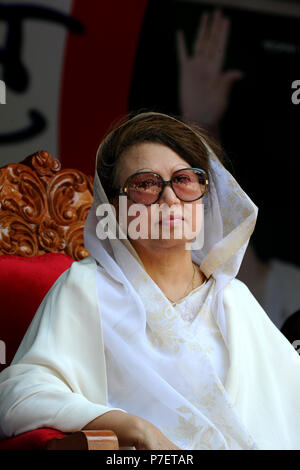 Dhaka, Bangladesch - Juni 09, 2010: Bangladesch ex Premierminister und Bangladesh National Party (BNP) Vorsitzender Begum Khaleda Zia. Sie war die erste Stockfoto