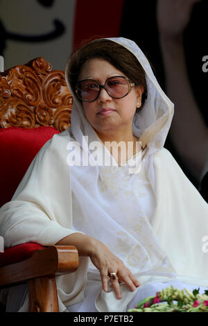 Dhaka, Bangladesch - Juni 09, 2010: Bangladesch ex Premierminister und Bangladesh National Party (BNP) Vorsitzender Begum Khaleda Zia. Sie war die erste Stockfoto