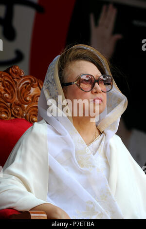 Dhaka, Bangladesch - Juni 09, 2010: Bangladesch ex Premierminister und Bangladesh National Party (BNP) Vorsitzender Begum Khaleda Zia. Sie war die erste Stockfoto