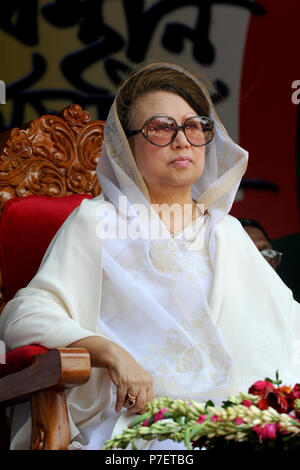 Dhaka, Bangladesch - Juni 09, 2010: Bangladesch ex Premierminister und Bangladesh National Party (BNP) Vorsitzender Begum Khaleda Zia. Sie war die erste Stockfoto