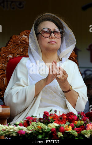 Dhaka, Bangladesch - Juni 09, 2010: Bangladesch ex Premierminister und Bangladesh National Party (BNP) Vorsitzender Begum Khaleda Zia. Sie war die erste Stockfoto