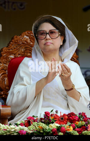 Dhaka, Bangladesch - Juni 09, 2010: Bangladesch ex Premierminister und Bangladesh National Party (BNP) Vorsitzender Begum Khaleda Zia. Sie war die erste Stockfoto