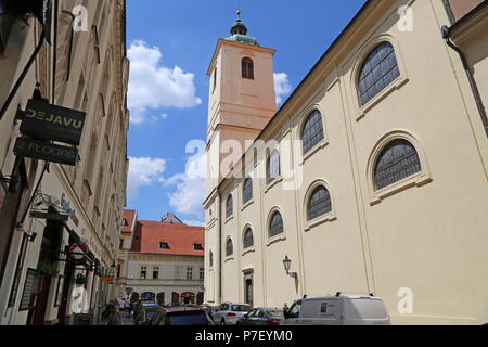 Basilika St. James, Jakubská, Staré Město (Altstadt), Prag, Tschechien (Tschechische Republik), Europa Stockfoto