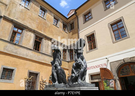 Granovský Palace, teyn Hof (Týnský Dvůr, aka Ungelt), Staré Město (Altstadt), Prag, Tschechien (Tschechische Republik), Europa Stockfoto