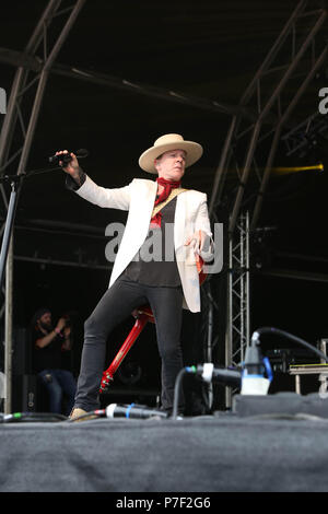 Kiefer Sutherland an der schwarzen Rehe Festival, eridge Park, Tunbridge Wells, Kent Foto von Steph Teague Stockfoto