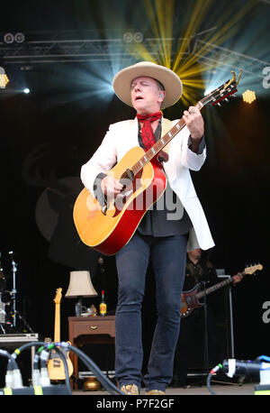 Kiefer Sutherland an der schwarzen Rehe Festival, eridge Park, Tunbridge Wells, Kent Foto von Steph Teague Stockfoto