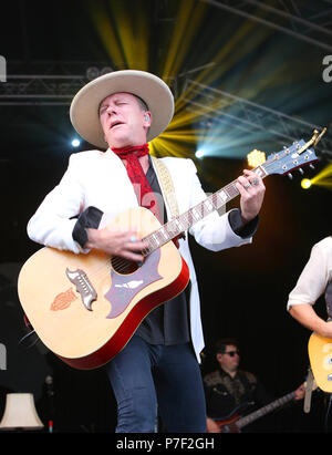 Kiefer Sutherland an der schwarzen Rehe Festival, eridge Park, Tunbridge Wells, Kent Foto von Steph Teague Stockfoto