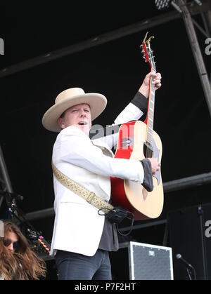 Kiefer Sutherland an der schwarzen Rehe Festival, eridge Park, Tunbridge Wells, Kent Foto von Steph Teague Stockfoto