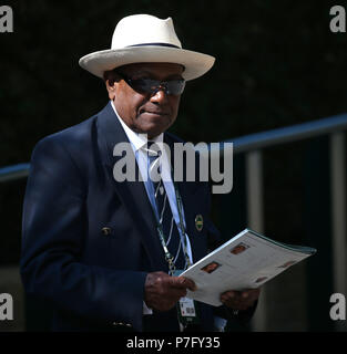 WIMBLEDON STEWARD, die Wimbledon Championships 2018, die Wimbledon Championships 2018 DIE ALL ENGLAND TENNIS CLUB, 2018 Stockfoto