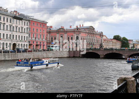 St. Petersburg, Russland. 04. Juli 2018. Impressionen St. Petersburg. Stadtansicht.Stadt, Sehenswürdigkeiten, Gebäude. Fußball-WM 2018 in Russland vom 14.06. - 15.07.2018. | Verwendung der weltweiten Kredit: dpa/Alamy leben Nachrichten Stockfoto