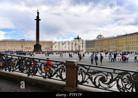 St. Petersburg, Russland. 04. Juli 2018. Impressionen St. Petersburg. Stadtansicht.Stadt, Sehenswürdigkeiten, Gebäude. Fußball-WM 2018 in Russland vom 14.06. - 15.07.2018. | Verwendung der weltweiten Kredit: dpa/Alamy leben Nachrichten Stockfoto