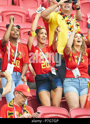 Belgien - Brasilien, Fußball, Kazan, Juli 06, 2018 BELGIEN - BRASILIEN FIFA WM 2018 Russland, am Besten von 8, Saison 2018/2019, Juli 06, 2018 Stadion in Kazan, Russland. © Peter Schatz/Alamy leben Nachrichten Stockfoto