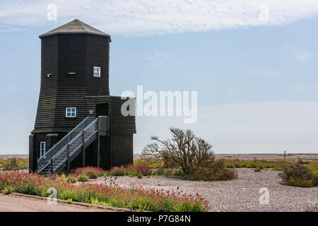 Die orfordness Rotierende Wireless Beacon, bekannt als orfordness Beacon oder manchmal das Schwarze Beacon, war schon früh ein Radio- und Navigationsgerät Stockfoto