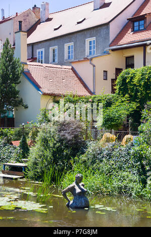 Zlatá stoka, Trebon, Jizni Cechy, Ceska Republika/Golden Canal, Trebon, Southa Böhmen, Tschechische Republik Stockfoto