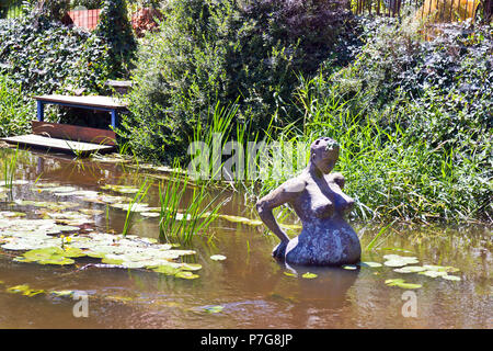 Zlatá stoka, Trebon, Jizni Cechy, Ceska Republika/Golden Canal, Trebon, Southa Böhmen, Tschechische Republik Stockfoto