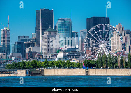 In der Nähe von Montreal, Downtown im Sommer Stockfoto