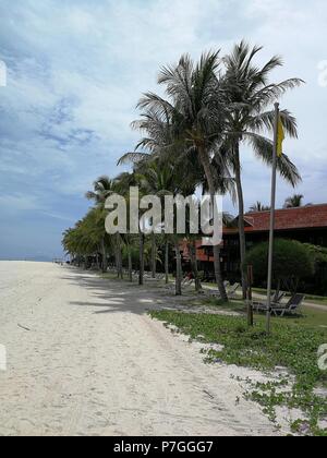 Alle Bilder schöne Cenang Beach in Insel Langkawi, Malaysia Stockfoto