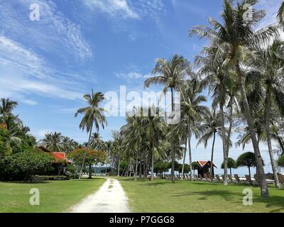 Alle Bilder schöne Cenang Beach in Insel Langkawi, Malaysia Stockfoto