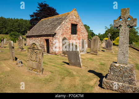 Lindsay Gruft, Edzell, Angus, Schottland. Stockfoto