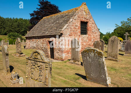 Lindsay Gruft, Edzell, Angus, Schottland. Stockfoto