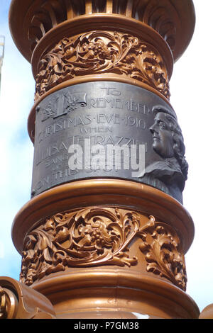 Englisch: Lotta's Brunnen - San Francisco, Kalifornien, USA. Diese Arbeit wurde am 9. September 1875 gewidmet. Es ist jetzt in der Weil der Künstler vor mehr als 70 Jahren starb. 28 Juni 2014, 12:54:24 249 von Lotta Brunnen Detail - San Francisco, CA - DSC 03504 Stockfoto