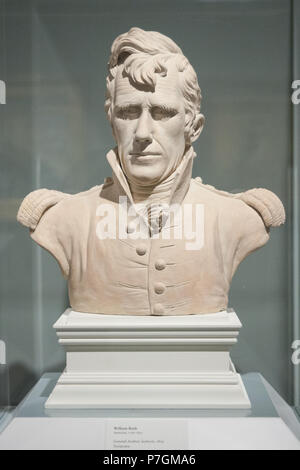 Englisch: 1819 Terrakotta Büste von Bildhauer William Rush, American, 1756-1833 von General Andrew Jackson. 20 August 2014 22 Andrew Jackson Büste Stockfoto