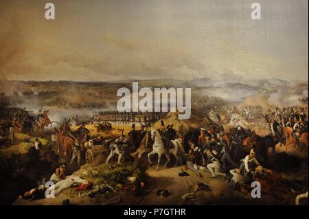 Schlacht von Borodino von Peter von Hess (1792-1871). Die Eremitage. Sankt Petersburg. Russland. Stockfoto