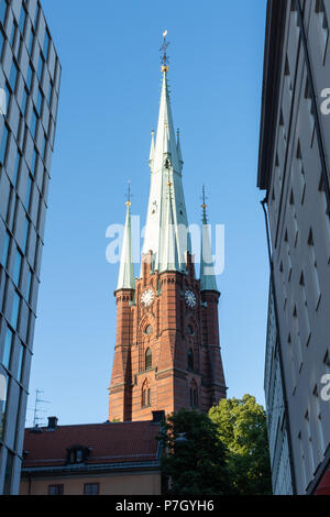 Die Kirche der Hl. Klara/Klara Kirche/Klara Kyrka, Stockholm, Schweden Stockfoto