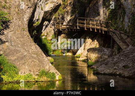 Cerrada de Elias, Ruta Del Rio Borosa, Parque natural Sierra de Cazorla, Segura y Las Villas, Jaen, Andalusien, Spanien. Stockfoto