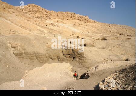 Egipto. Tumba 353 Senenmut, Luxor. Stockfoto