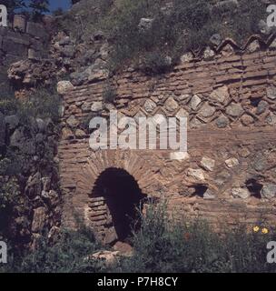 RESTOS DE LA MURALLA. Ort: Außen, Griechenland. Stockfoto