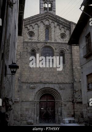 CATEDRAL DE SANTA MARIA - CATEDRAL ROMANICA CON INFLUENCIAS DEL ESTILO LOMBARDO ITALIANO - SIGLO XII. Lage: Catedral, SEO DE URGEL, MALLORCA, SPANIEN. Stockfoto