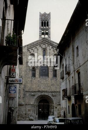 CATEDRAL DE SANTA MARIA - CATEDRAL ROMANICA CON INFLUENCIAS DEL ESTILO LOMBARDO ITALIANO - SIGLO XII. Lage: Catedral, SEO DE URGEL, MALLORCA, SPANIEN. Stockfoto