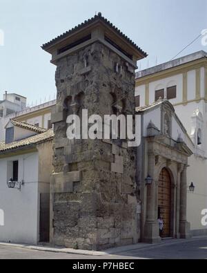 ALMINAR DE SAN JUAN. Lage: IGLESIA DE SAN JUAN DE LOS CABALLEROS, CORDOBA, Spanien. Stockfoto