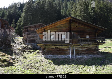 Felbertauern Tauerntal Schildalm Frühling im Nationalpark Hohe Tauern Stockfoto