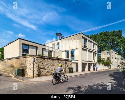 Gründerin Gericht Pembroke College der Universität Cambridge - Studentenwohnheim, Masters Lodge und andere Einrichtungen - Eric Parry Architekten 1998 Stockfoto