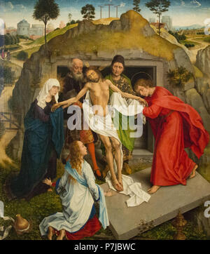 Rogier van der Weyden - Die Beweinung Christi Stockfoto